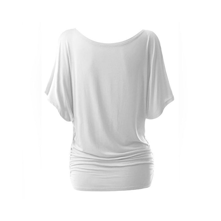 Women's casual oversized T-shirt with delicate ruffle details Mune Fashion