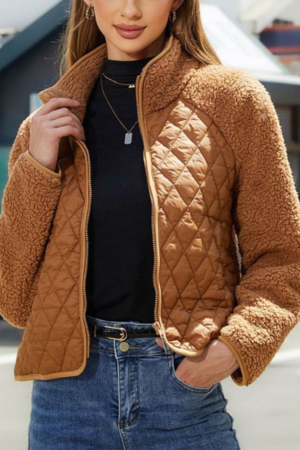 Mune | Panelled Zip Jacket with Long Sleeves