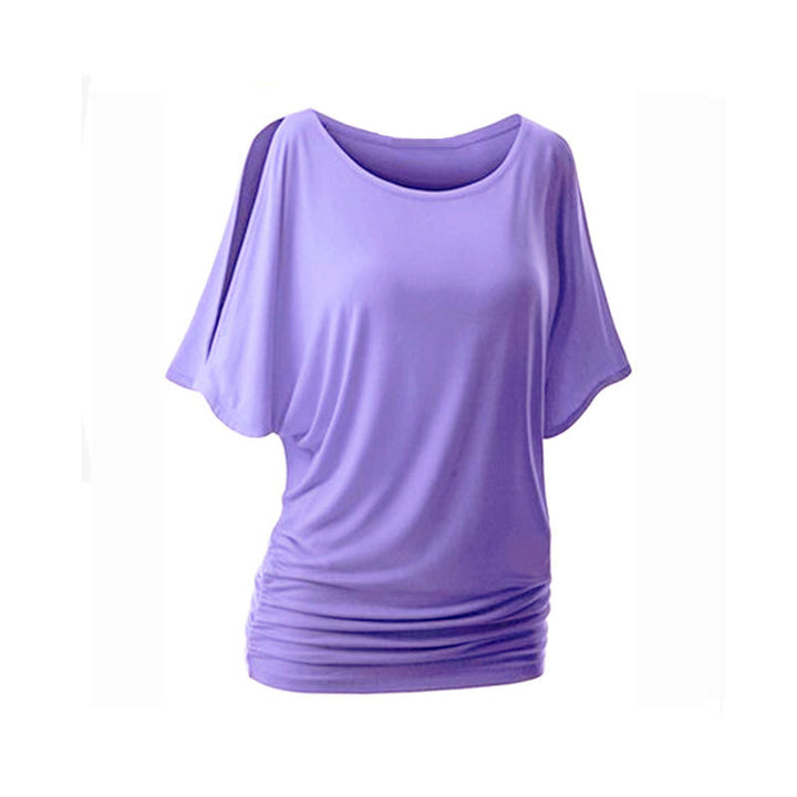 Women's casual oversized T-shirt with delicate ruffle details Mune Fashion