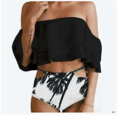 Women's Off-Shoulder Swim Set with Cut-Out Details Mune Fashion