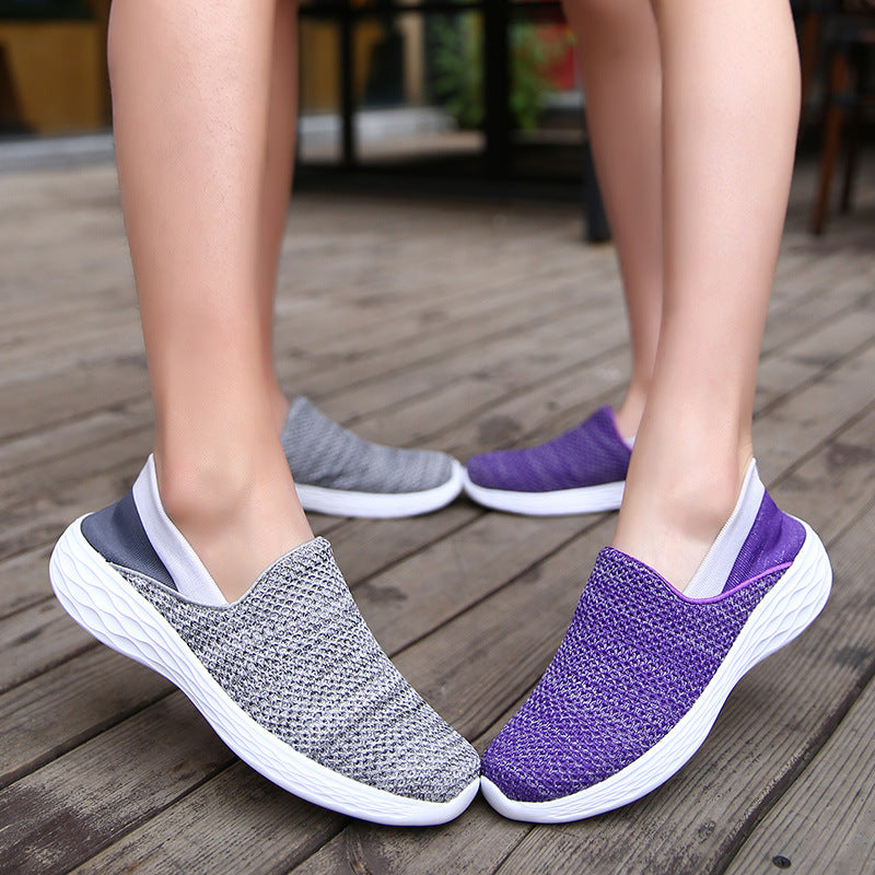 Unisex nan entry-level comfort shoe with seamless knit shaft and cushioning lightweight foam sole Mune Fashion