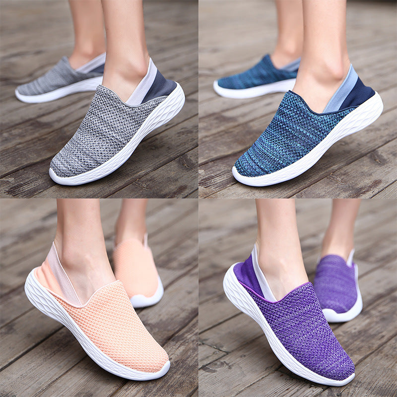 Unisex nan entry-level comfort shoe with seamless knit shaft and cushioning lightweight foam sole Mune Fashion