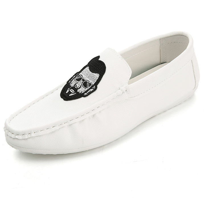 Men's Fashion Moccasins with Embroidery