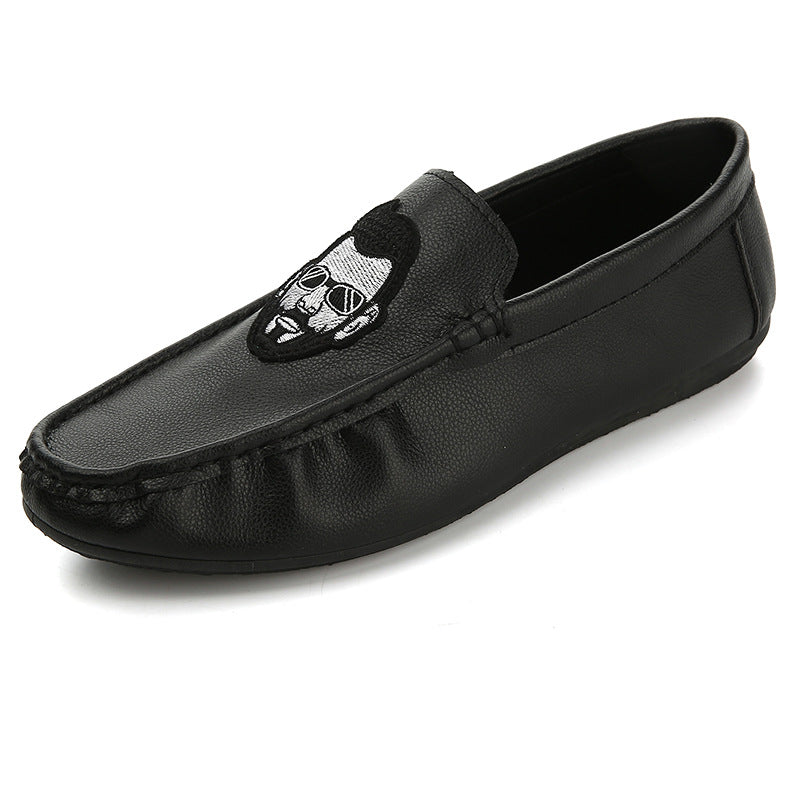 Men's Fashion Moccasins with Embroidery