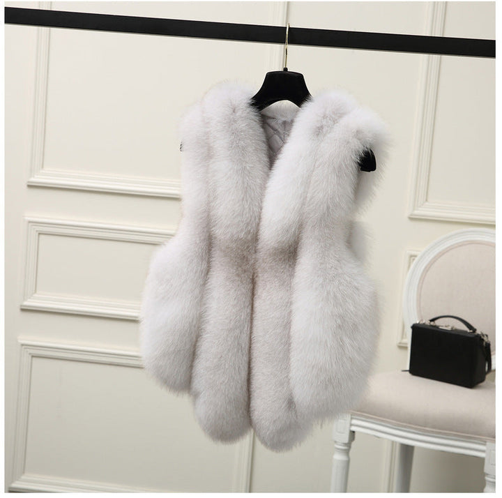 Mune | Women's Luxury Faux Fur Vest with Voluminous Details