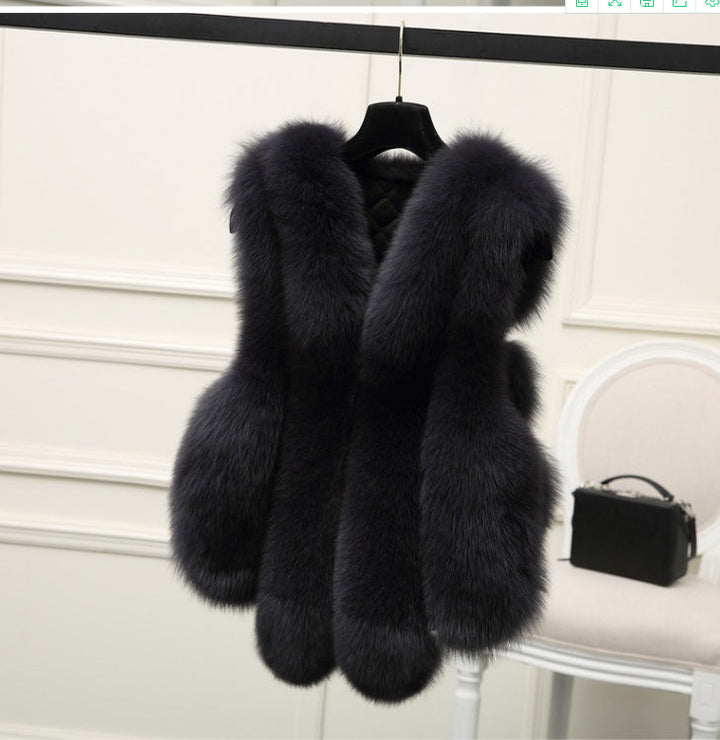 Mune | Women's Luxury Faux Fur Vest with Voluminous Details