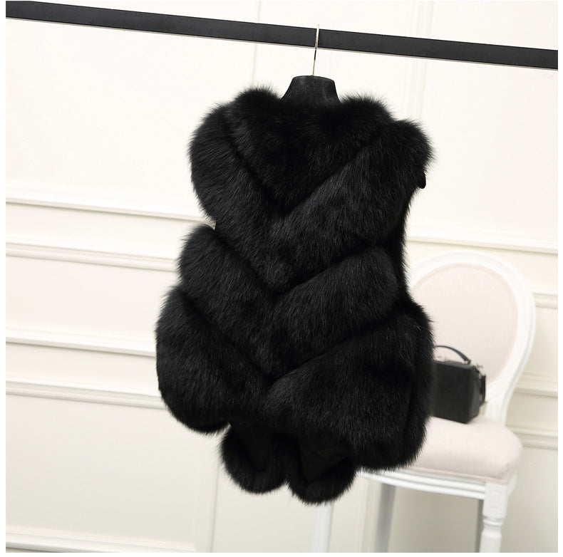 Mune | Women's Luxury Faux Fur Vest with Voluminous Details