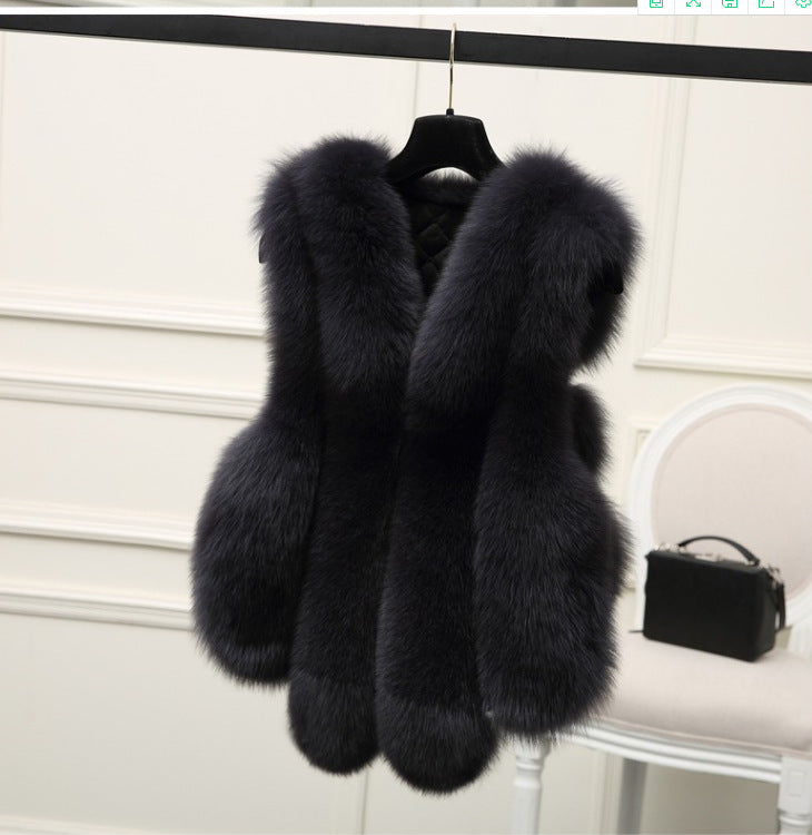 Mune | Women's Luxury Faux Fur Vest with Voluminous Details
