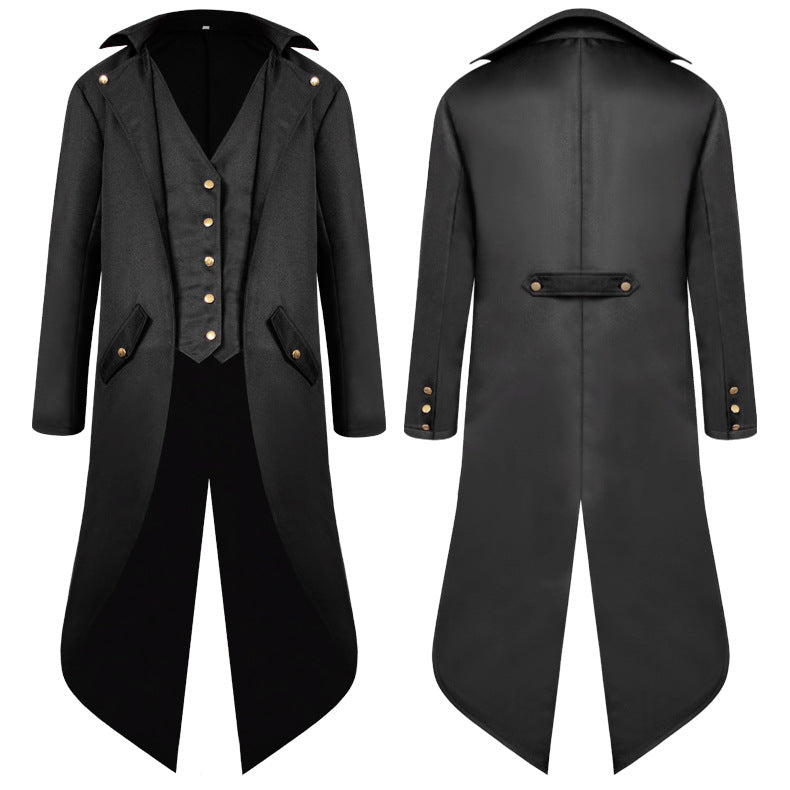Men's tailored tailcoat with tail and integrated vest Mune Fashion