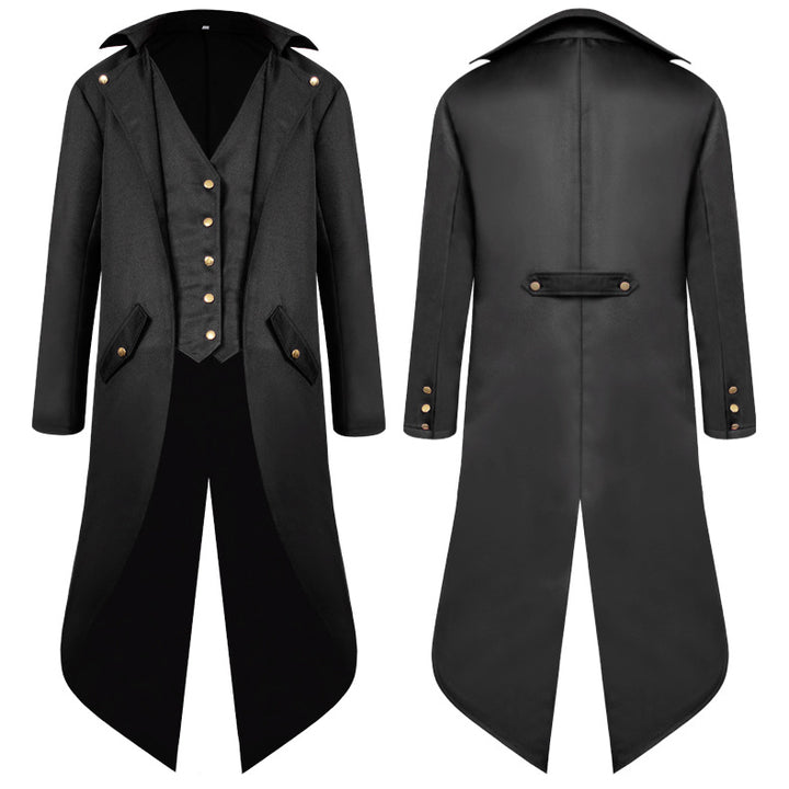 Men's tailored tailcoat with tail and integrated vest Mune Fashion