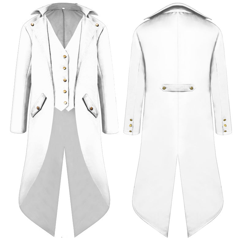 Men's tailored tailcoat with tail and integrated vest Mune Fashion