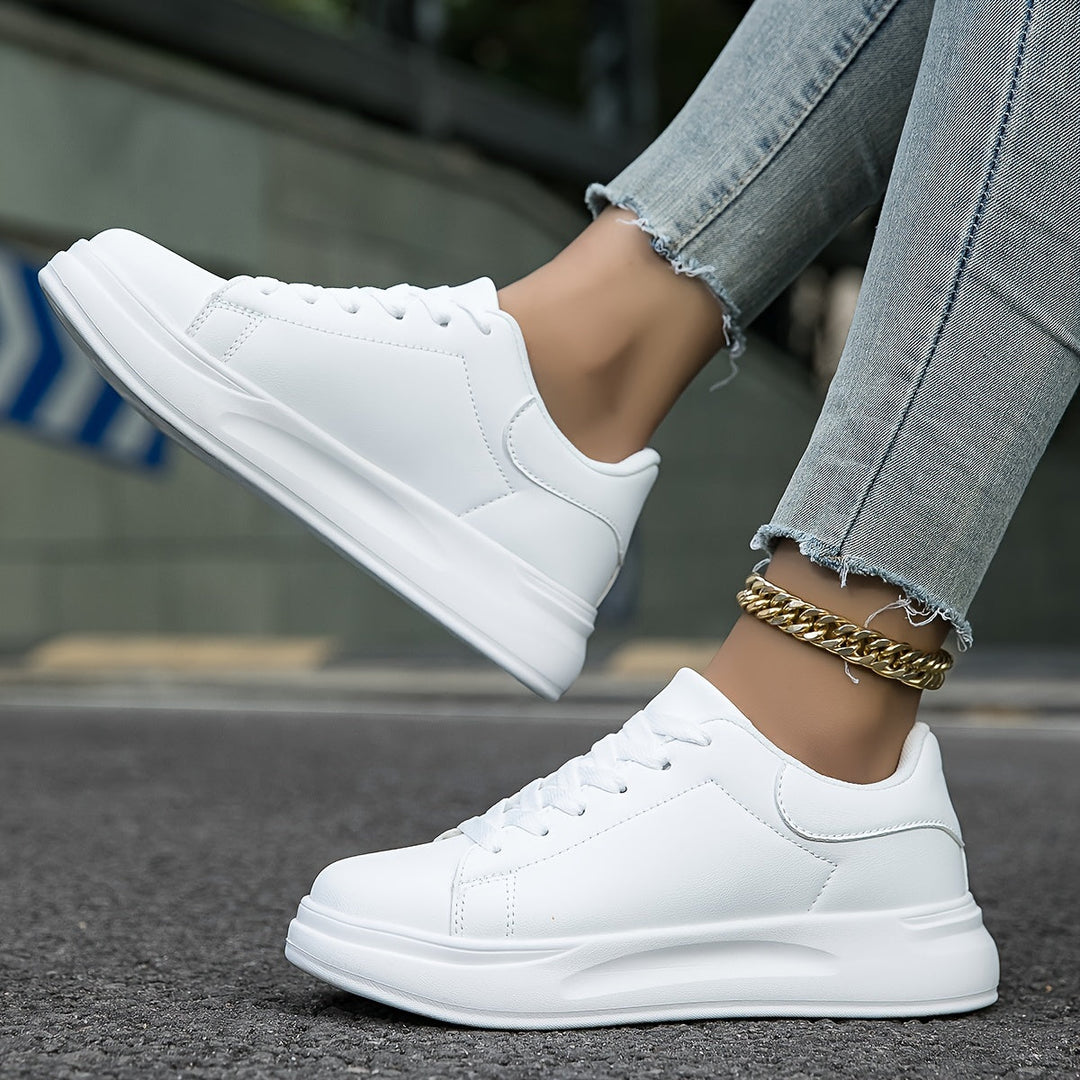 Mune Fashion | Clean White sneakers for Women, White