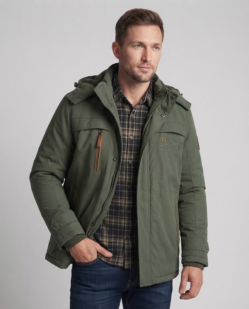 Men's Insulated Parka Jacket Mune Fashion