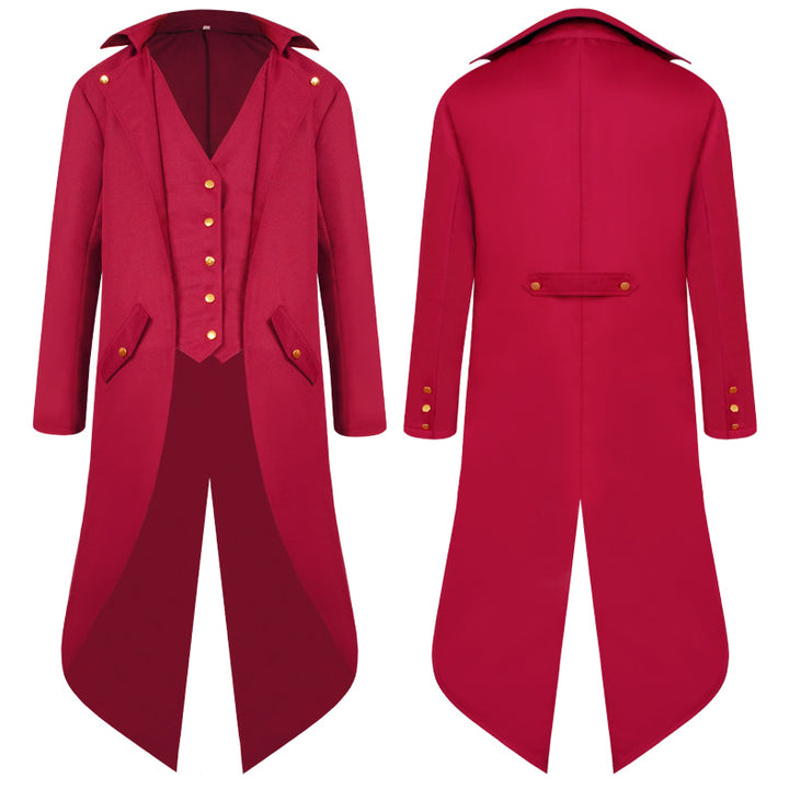 Men's tailored tailcoat with tail and integrated vest Mune Fashion