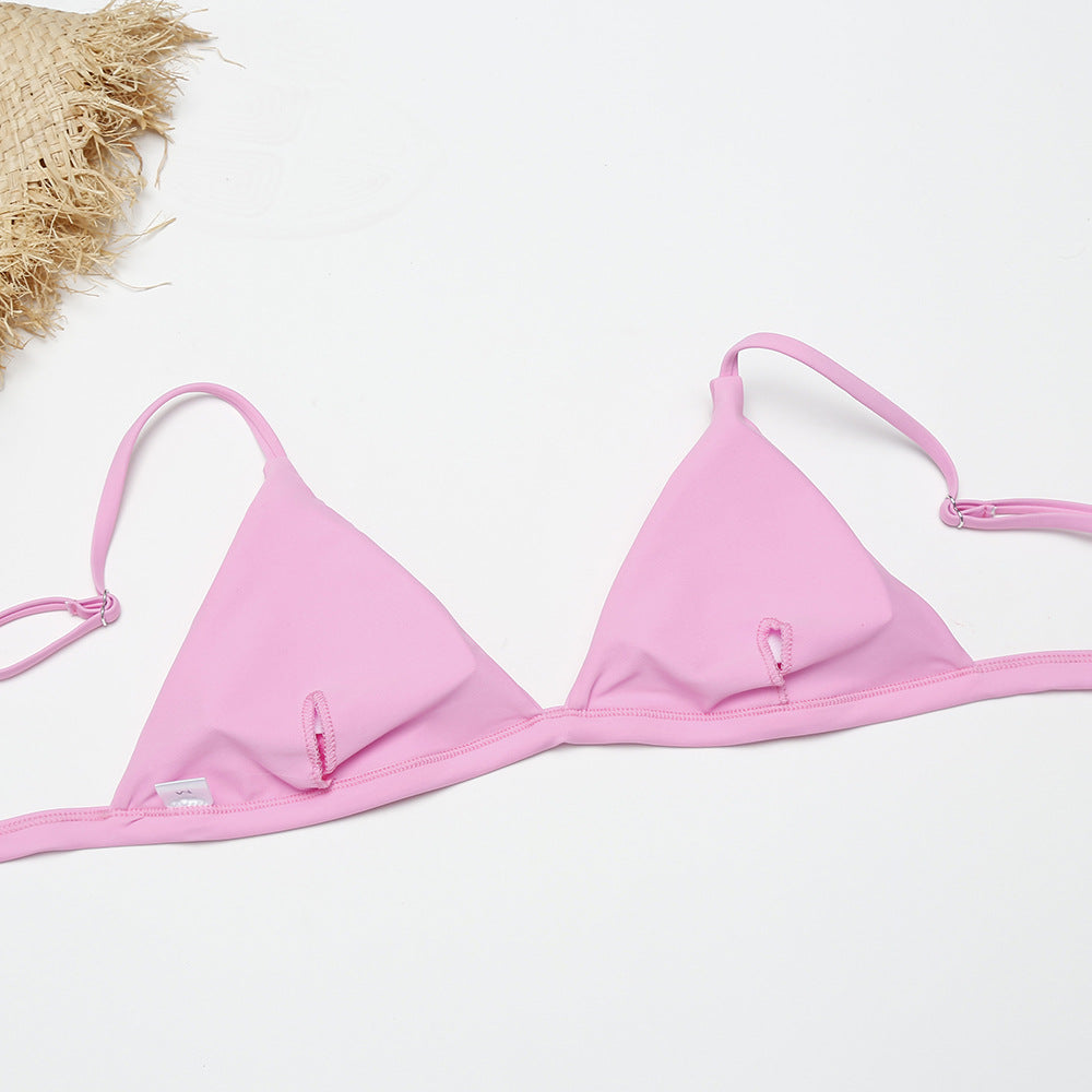 Women's triangle bikini set with adjustable straps Mune Fashion