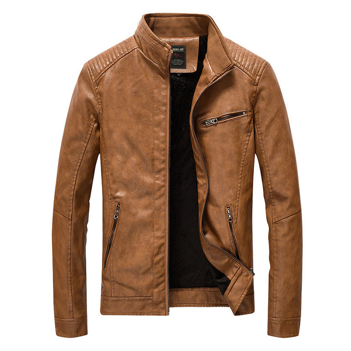 Men's Fashion Faux Leather Jacket Mune Fashion