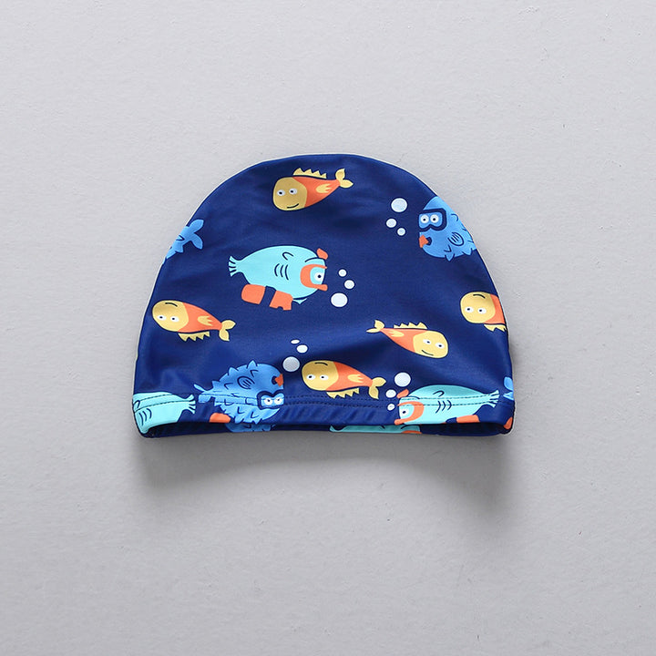 Ladies swim cap with cute crab pattern Mune Fashion