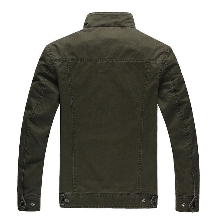 Men's Military Jacket in Biker Style Mune Fashion