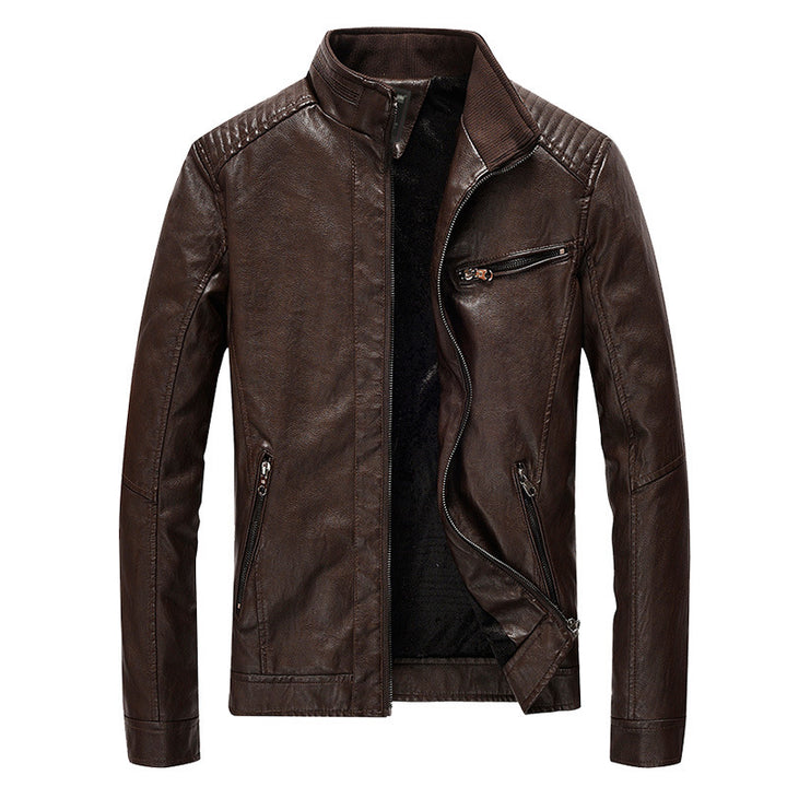 Men's Fashion Faux Leather Jacket Mune Fashion