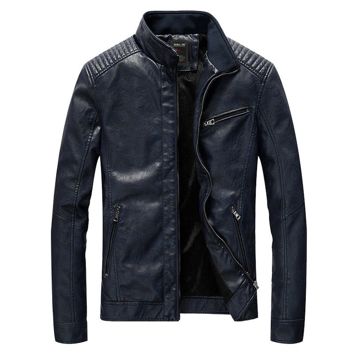 Men's Fashion Faux Leather Jacket Mune Fashion