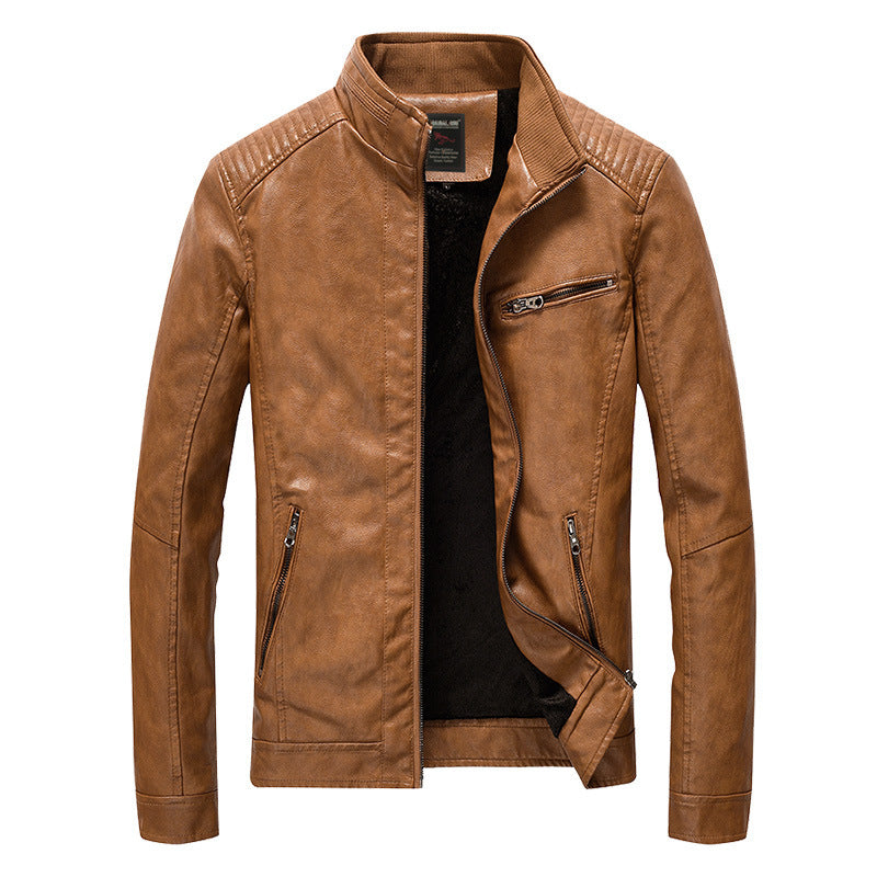 Men's Fashion Faux Leather Jacket Mune Fashion
