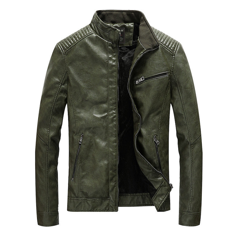 Men's Fashion Faux Leather Jacket Mune Fashion