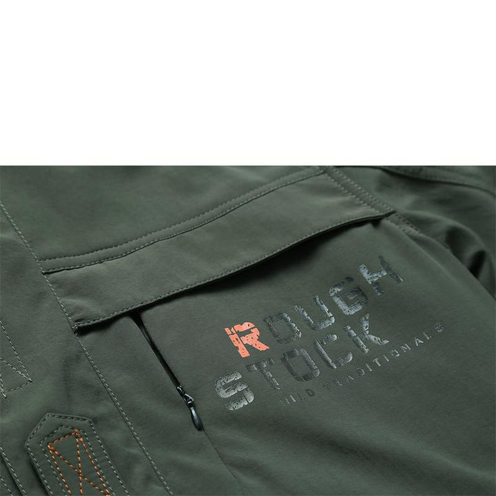 Men's field jacket with mesh lining, hood, and multifunctional pockets Mune Fashion