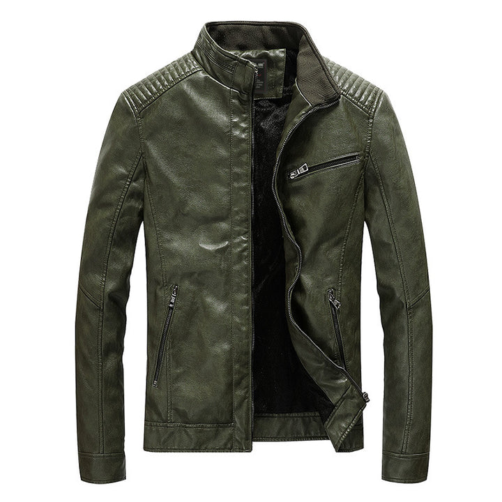 Men's Fashion Faux Leather Jacket Mune Fashion