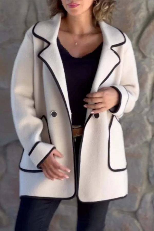 Mune | Suit Collar Double-Sided Wool Jacket