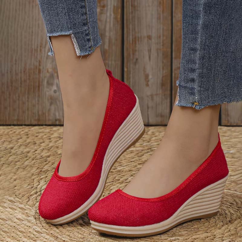 Casual wedge shoes