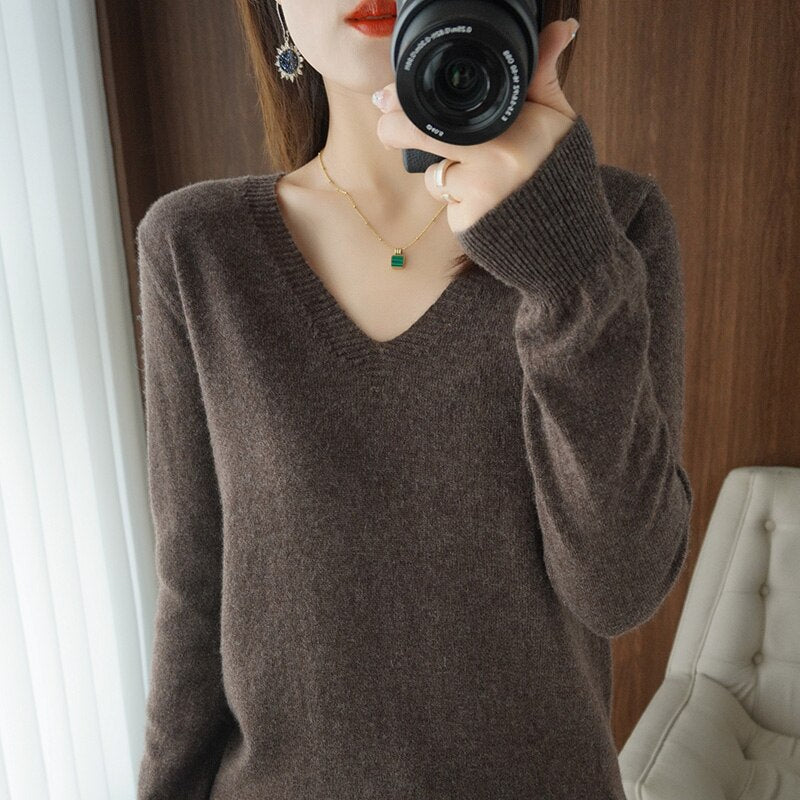Mune | V-Neck Made Of Cashmere