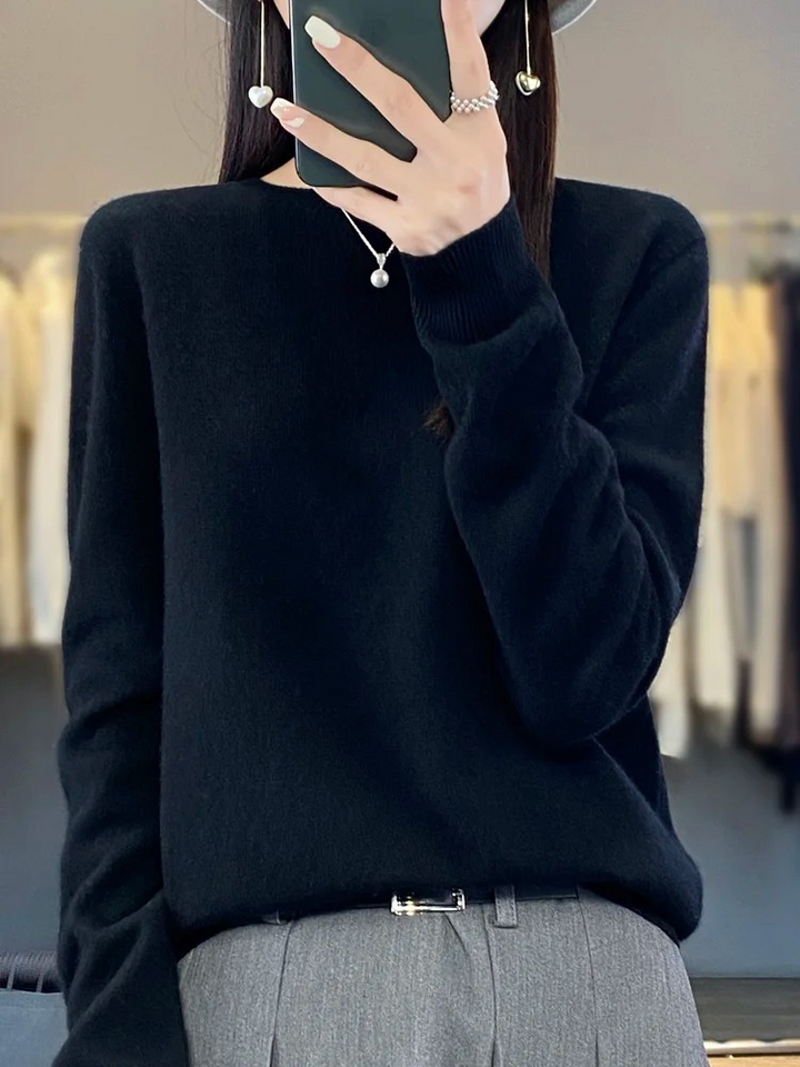 Mune | Cashmere Sweater Women Round Neck Soft and Elegant Knit Sweater