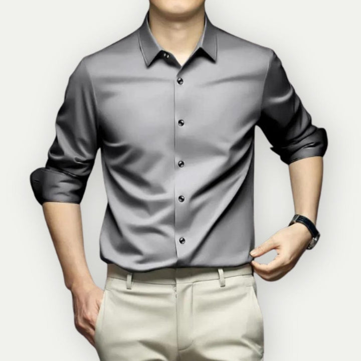 Wrinkle-free, non-iron shirt