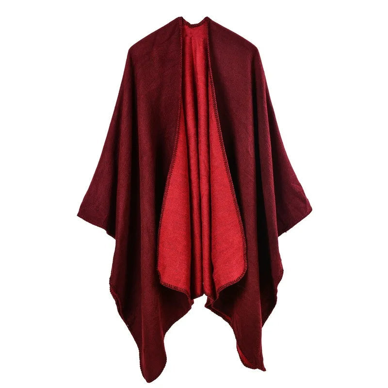 Mune | Warmer Poncho with Flowing Cut
