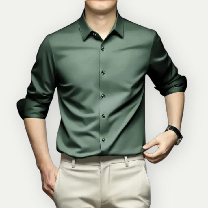 Wrinkle-free, non-iron shirt