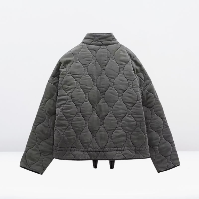 Mune | Women's Quilted Jacket with Drawstring & Zipper