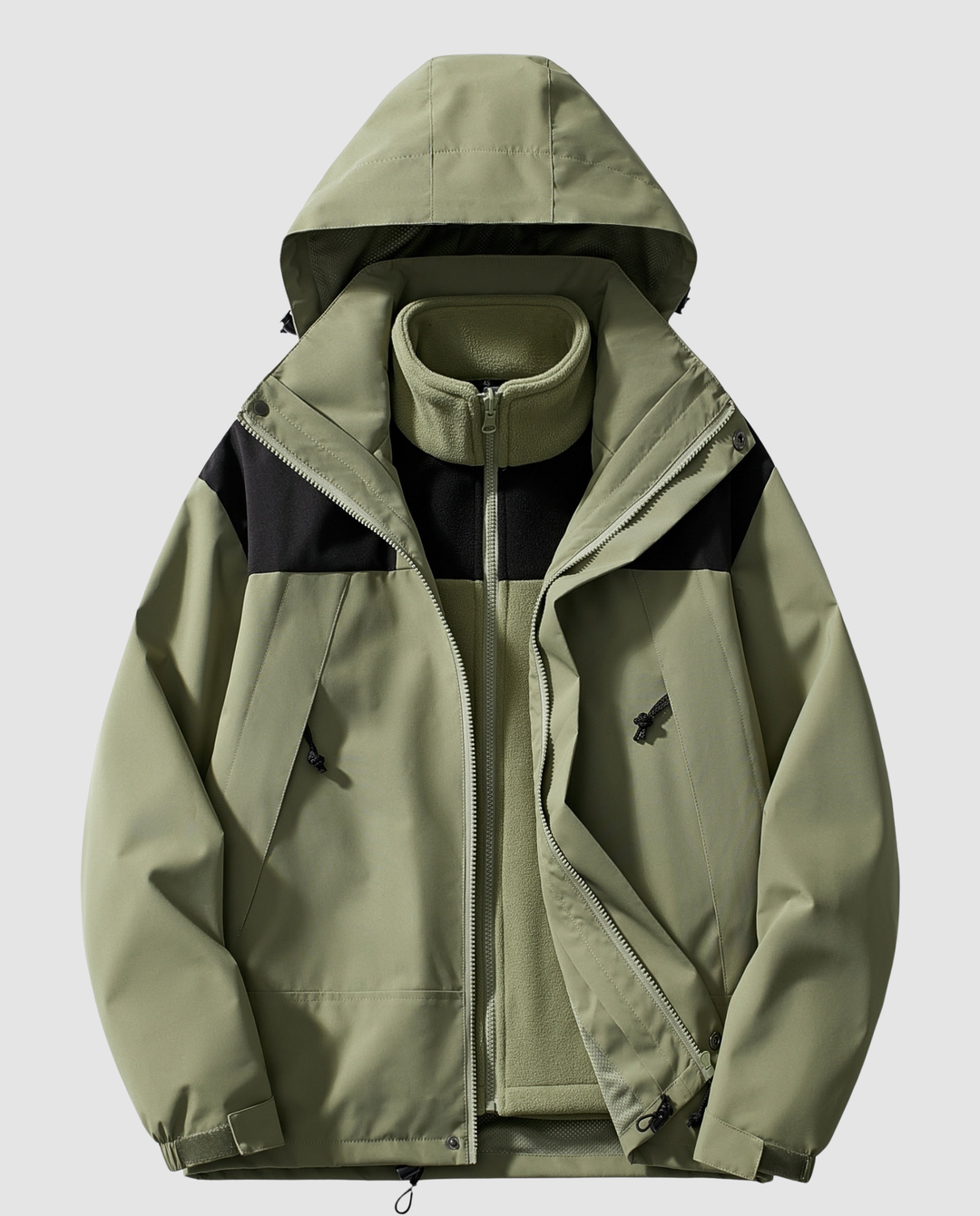 Warm women's winter jacket fleece