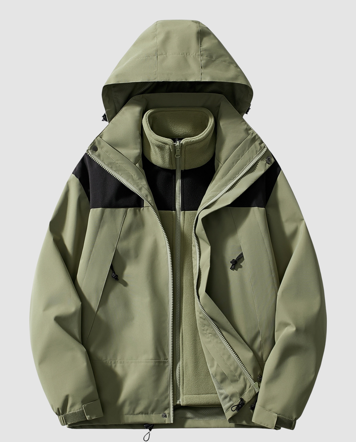 Warm women's winter jacket fleece