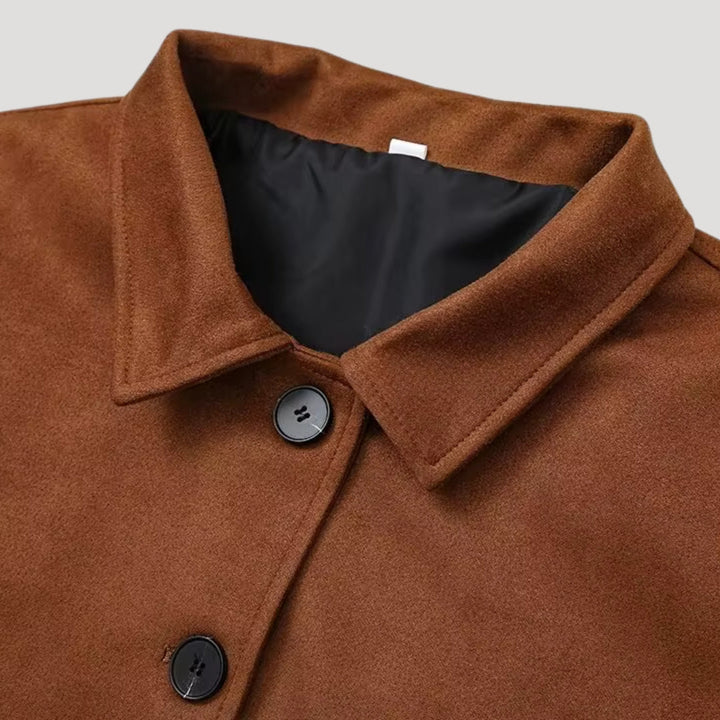 Mune | Women's Suede Plus Size Winter Jacket