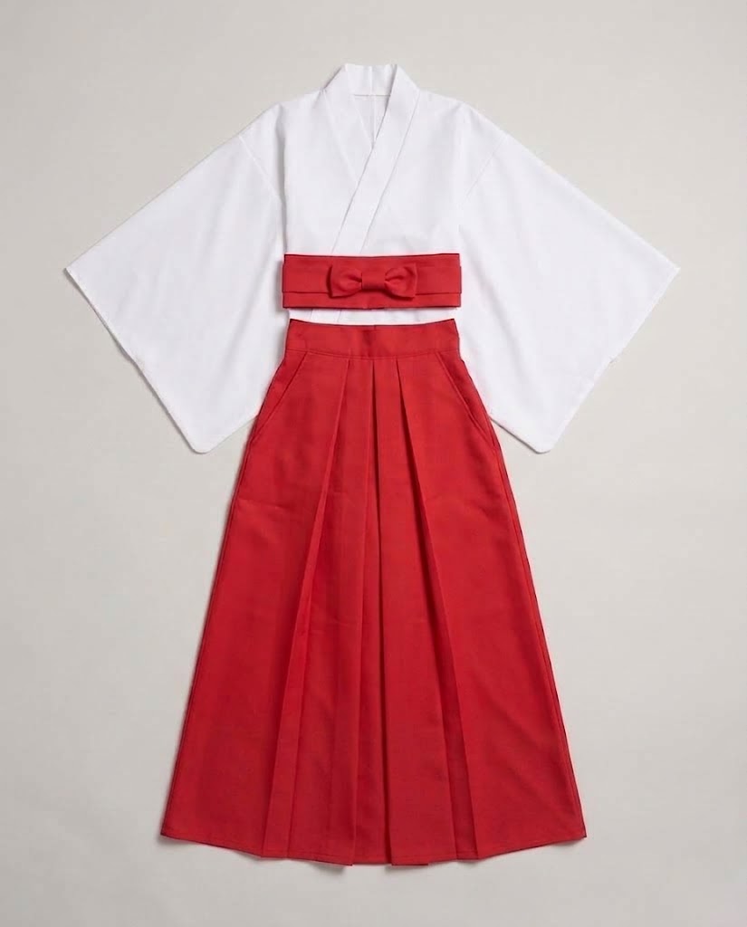 Women's historical Kimono robe with golden embellishments and accessories Mune Fashion
