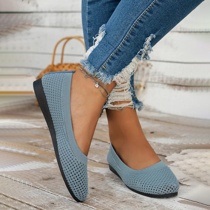 Casual Breathable Flat Shoes Mune Fashion