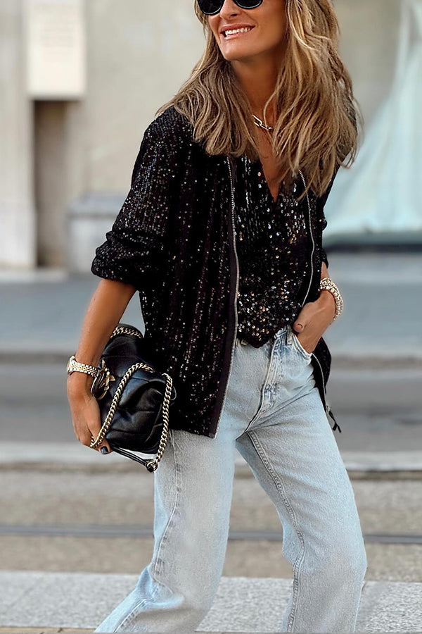 Mune | Fashion Classic Sequin Jacket