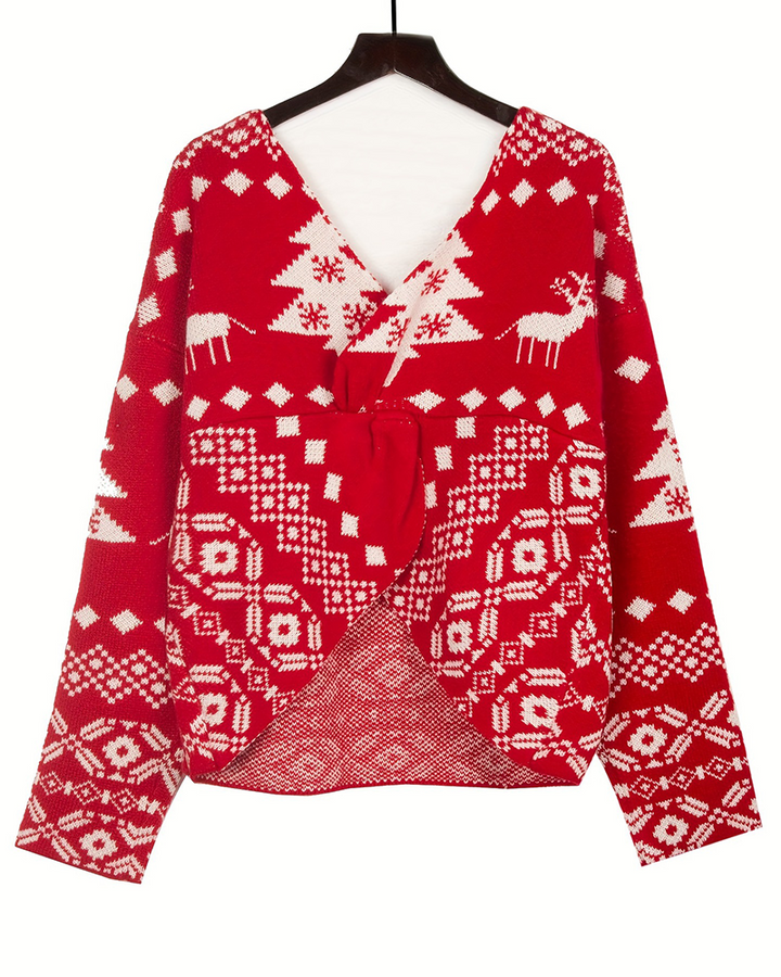 Mune | Christmas Snowflake Long Sleeve Sweater