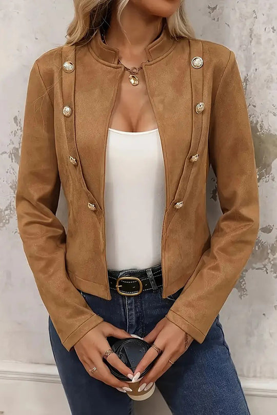 Mune | Simple Double Lined Decorated Jacket