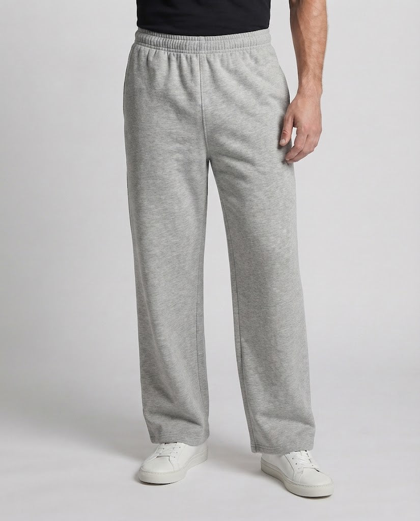 Unisex Extra Wide Sweatpants in Palazzo Cut with Elastic Comfort Waistband Mune Fashion