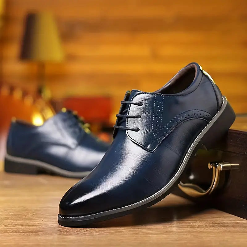 Mune Fashion | Business Style Dress Shoes Men Made of Calf Leather