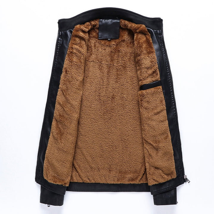 Men's Leather Jacket Mune Fashion