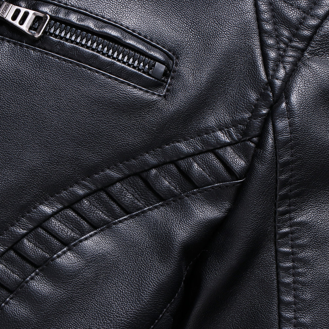 Men's Smart Leather Jacket Mune Fashion