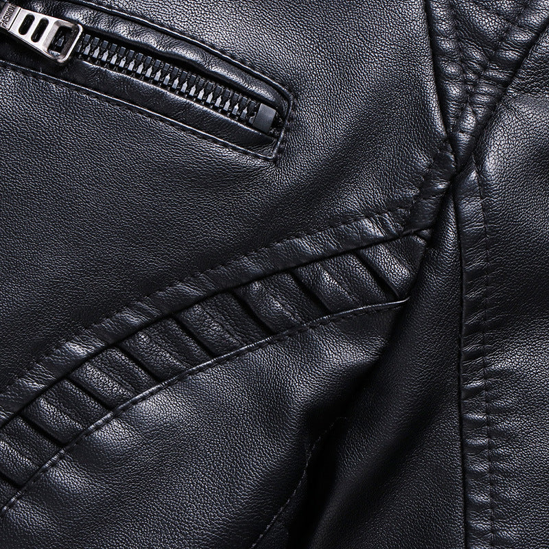 Men's Leather Jacket Mune Fashion