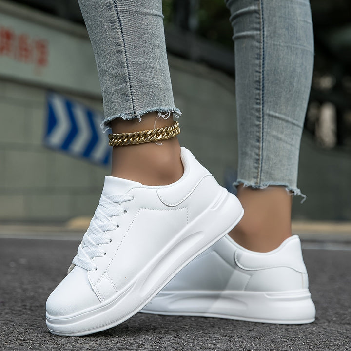 Mune Fashion | Clean White sneakers for Women, White